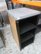 * 3 shelf unit on castors. 540w x 600d x 1100h