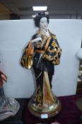 Large Japanese Ceramic Figurine