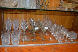 Drinking Glasses, Cut Glass Tumblers, etc.