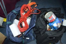 Two Holdalls Containing Rewritable CDs, Electrical