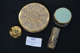 Vintage Compacts, Lipstick, Rouge Pump, etc.