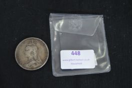 Victorian Silver Crown 1889