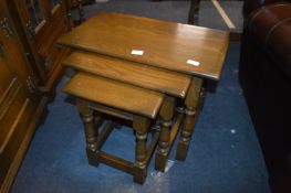 Nest of Three Old Charm Tables