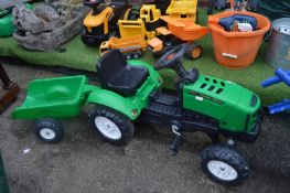 Falk lander Child's Ride-On Tractor and Trailer