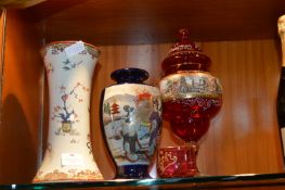 Decorative Glass and China, Vases, etc.