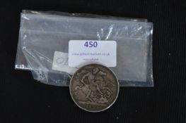 Victorian Silver Crown 1896