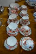 Oriental Egg Shell Tea Set 36pc