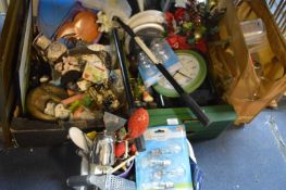 Two Boxes, a Bag and a Bowl, of Household Goods, D