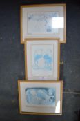 Three Framed Prints