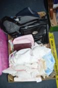 Ladies Scarves, Handbags, Tablecloths, etc.