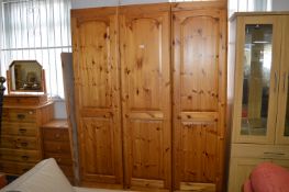 Pine Triple Wardrobe