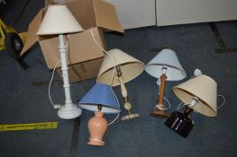 Five Table Lamps