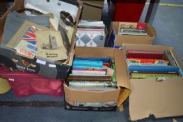 Four Boxes of Books; Antiques Reference, Local His