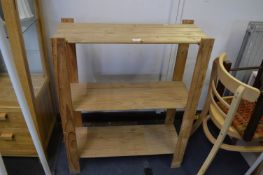 Three Height Pine Shelves