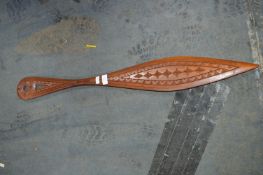 Ethnic Carved Wooden Panel