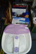 Books, Telephones, Shredder and a Foot Spa