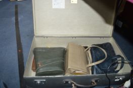 Vintage Suitcase and Handbags