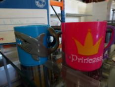 *large quantity pirate and princess mugs