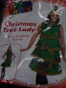 *4 x adult Christmas costumes - angel, tree's, pudding