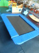 *Supertramp trampoline (complete with replacement bounce pad) 1800w x 1300d x 400h