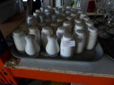 * approx 40 x salt and peper pots