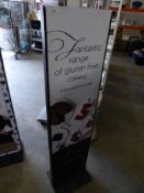 * 2 sided stand for poster sized - 420w x 1560h