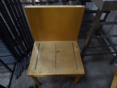 * 2 x wooden tray stands