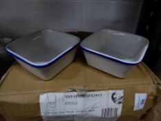 * 12 x square pie dishes