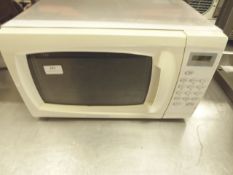 * Cookworks white domestic microwave