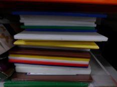 * 20+ chopping boards assorted colours