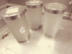 * 3 x glas jars with lids