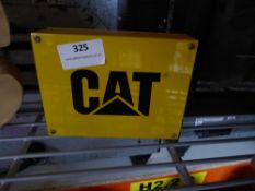 * small 'CAT' branded sign