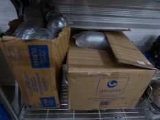 * large quantity PET domed lids with hole