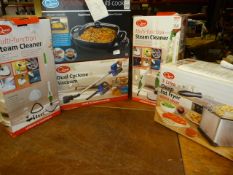 *Two Steam Cleaners, Multicook Deep Fat Fryer, and