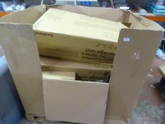 *Pallet of Three Righthanded Corner Storage Units