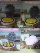*Three Mini Waffle Makers, and a Mini Donut Maker