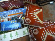 *Job Lot of Christmas Electricals Including Wooden