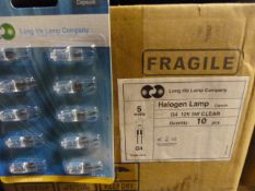 *Five Boxes of 200 G4 12V 5W Clear Halogen Bulbs