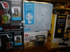 *Two Water Dispensers, Deep Fat Fryer, Desk Fan an