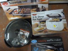 *Teppanyaki Grill, Deep fat Fryer, Rotating Waffle