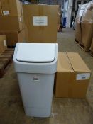 Five Granite Coloured Swing Bins