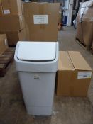 Five Granite Coloured Swing Bins