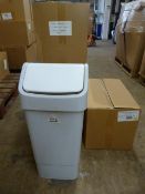 Five Granite Coloured Swing Bins