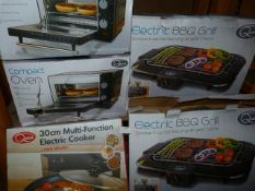 *Two Compact Ovens, Barbecue Grills, and a Multifu