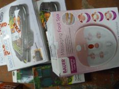 *Three BBQ Grills, Massaging Foot Spa and Two Twin