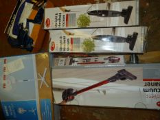 *Fan, Double Air Bed, and Three Vacuums (AF)