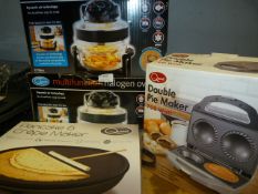 *Two Halogen Ovens, Pancake Maker and a Double Pie
