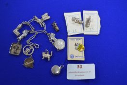 Continental Silver Charms