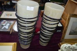 Two Abstract Glass Vases