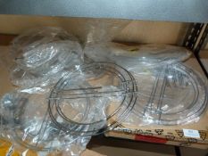 *Seven Round Wire Bathroom Shelves
